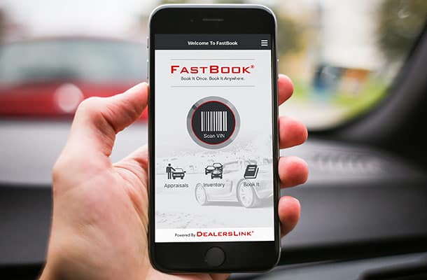 FastBook dealership VIN scanner