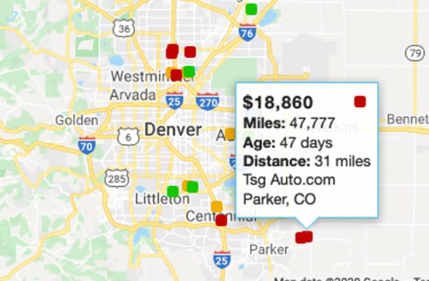 industry-firstnationwide vehicle retail pricing heat map