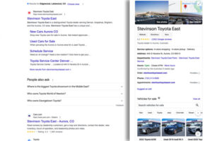 Google my Dealership Inventory Search 