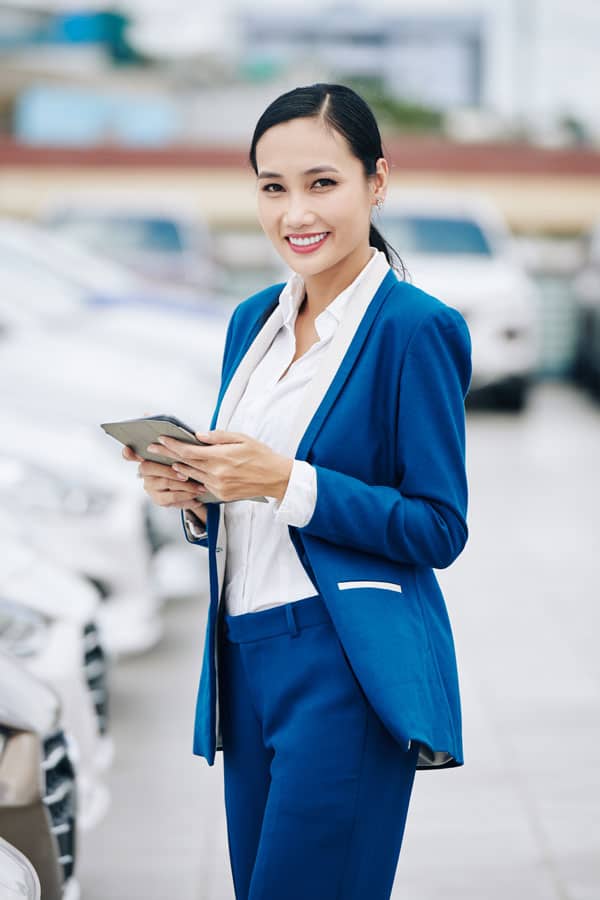 Marketing Director on Dealership Lot